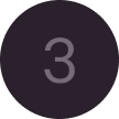 Black circle with number three